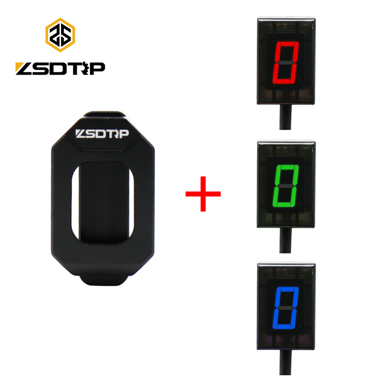 Motorcycle Gear Selector - ZSDTRP 6-biegowy uniwersalny motocykl cyfrowy wskaźnik