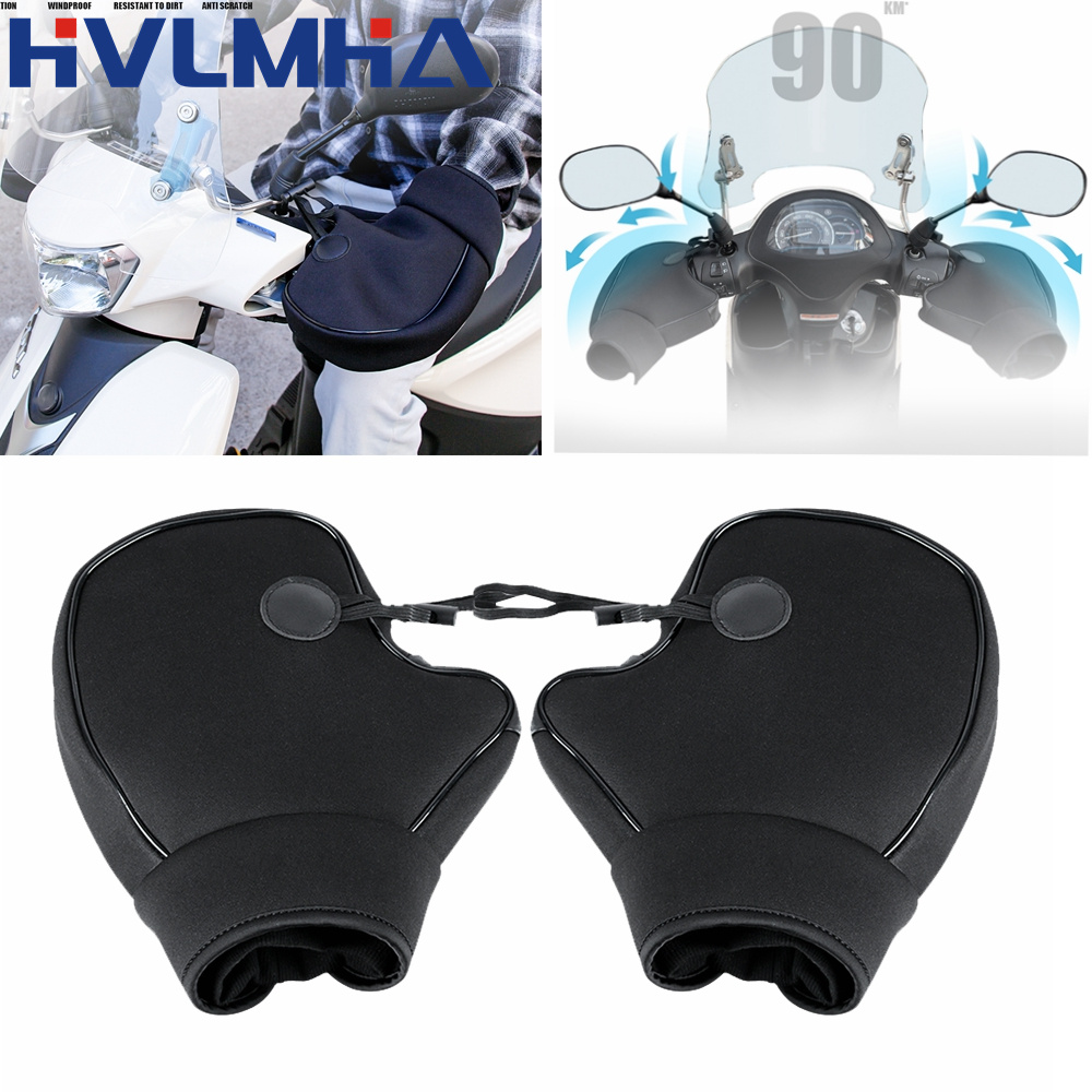 Motorcycle Gear For Winter - Motocyklowa gruba ciepła mufka na kierownicę