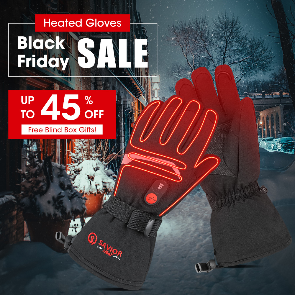 Motorcycle Gear For Winter - SNOW DEER Zimowe podgrzewane rękawiczki Kobiety