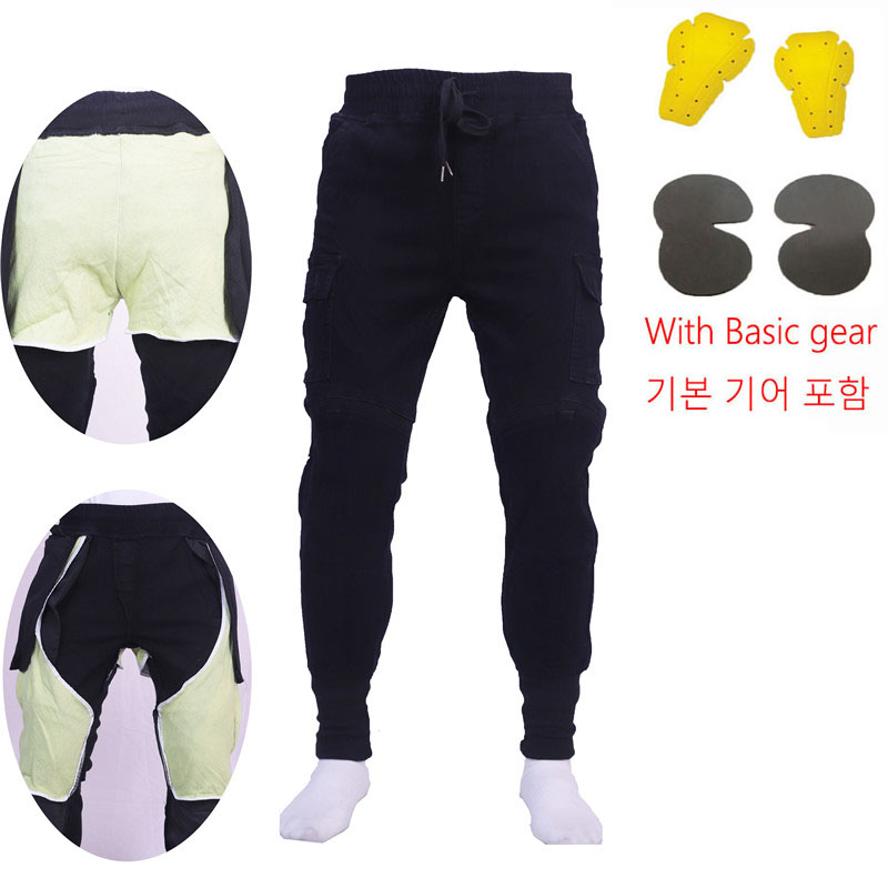 Motorcycle Gear Essentials - Ognioodporne spodnie motocyklowe z Kevlaru, z