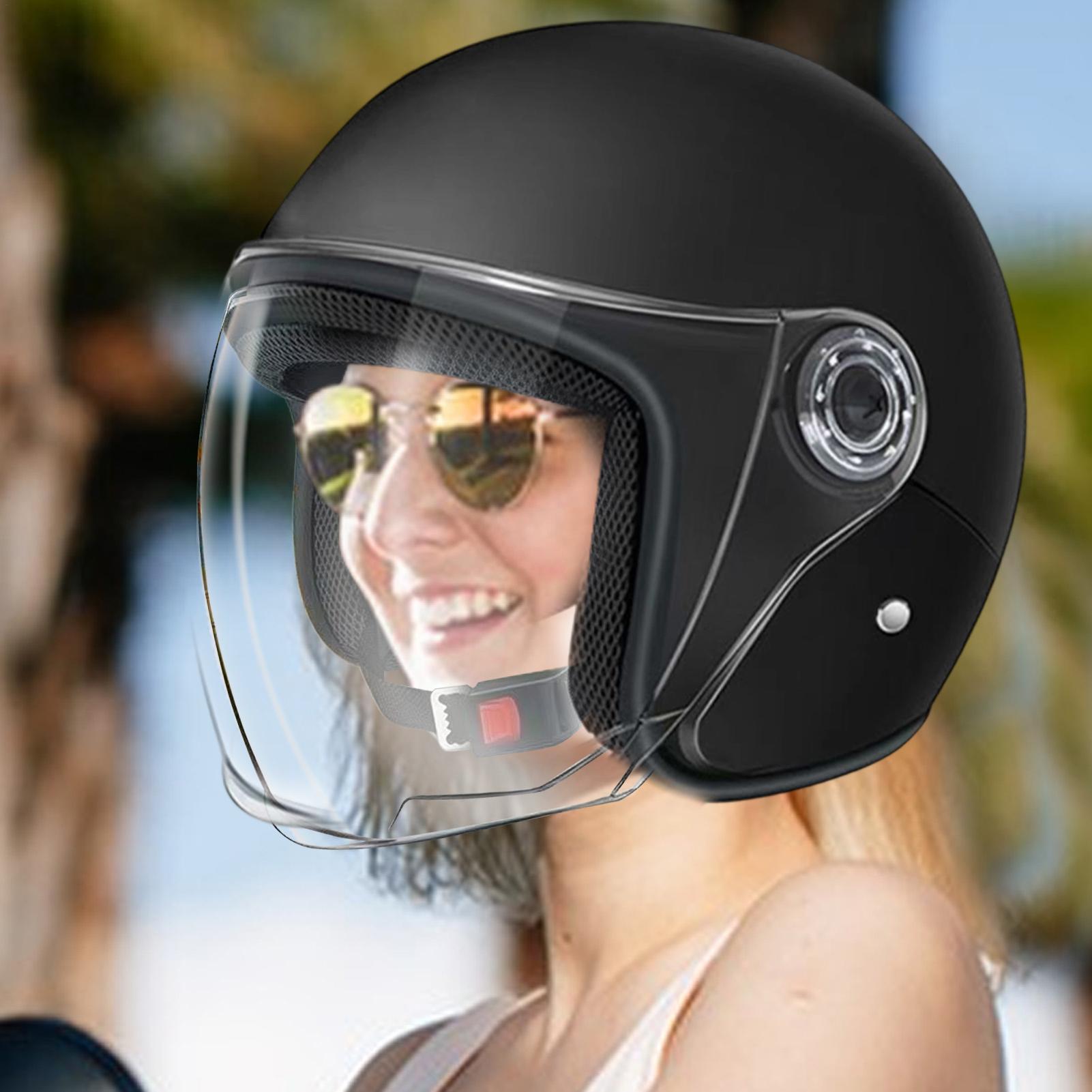 Motorcycle Gear Adventure - Lekki kask motocyklowy typu half face,