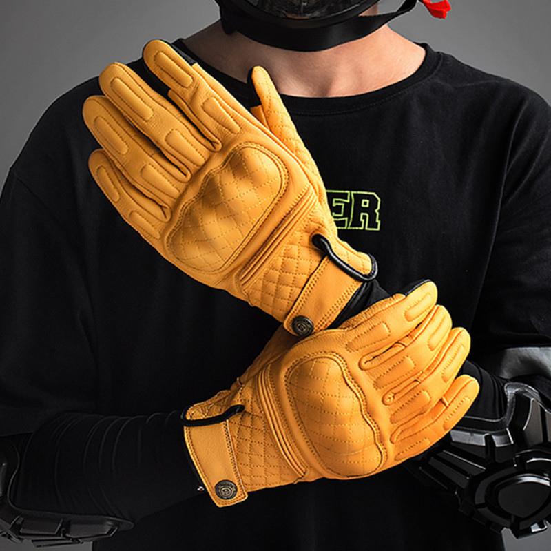 Retro Skórzane Rękawice Motocy – Motorcycle Gear Used recenzja i cena