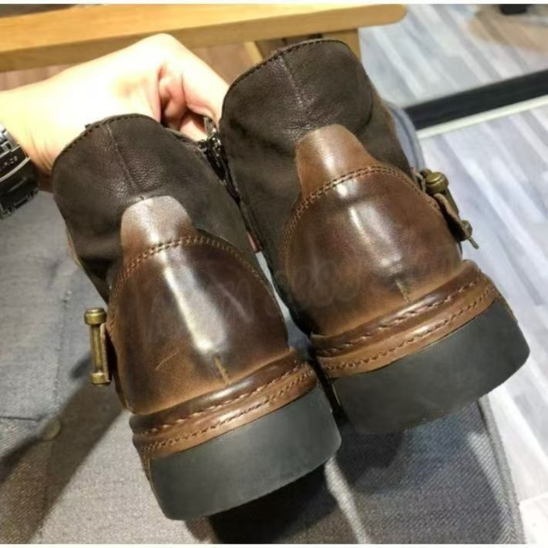 Gorące Retro Męskie Skórzane B – Motorcycle Gear Used recenzja i cena