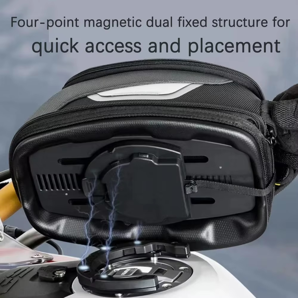 Torba na bak motocyklowy z mag – Magnetic Tank Bag recenzja i cena