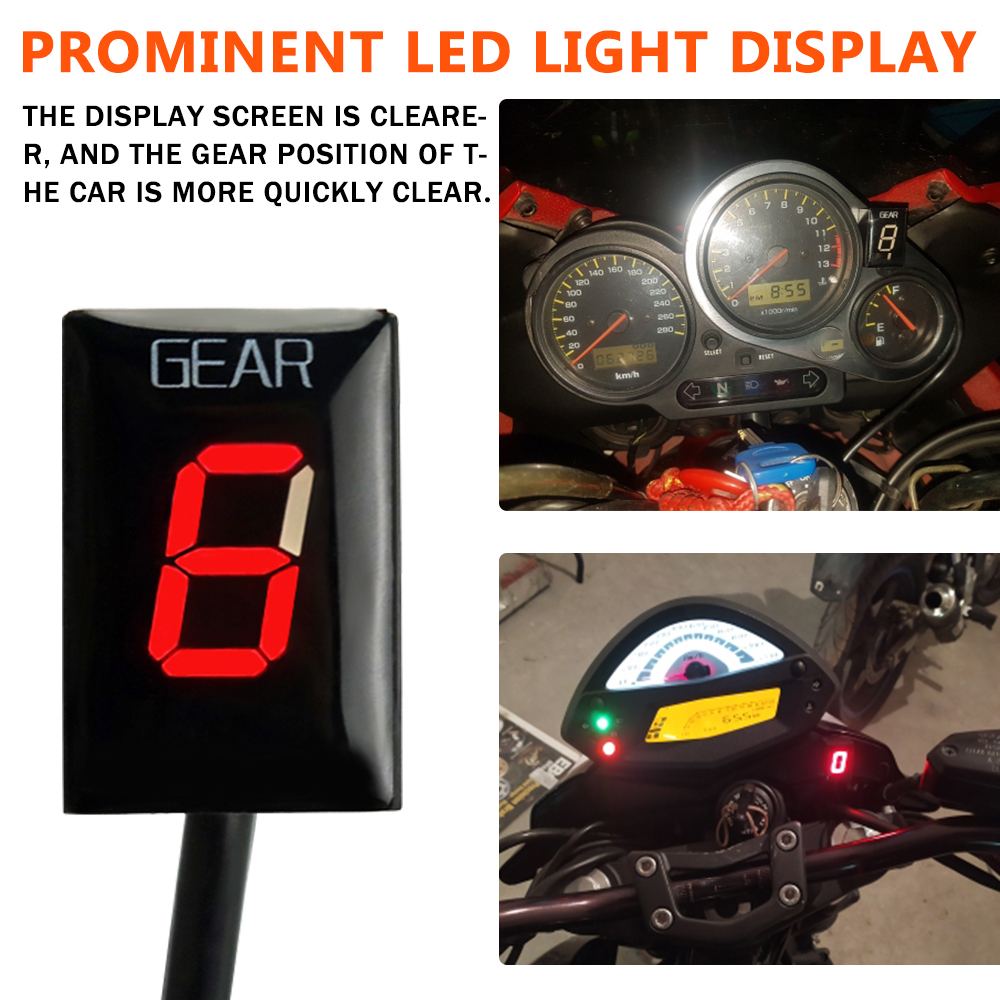 1-6 wskaźnik biegów dla Kawasa – Motorcycle Gear Used recenzja i cena